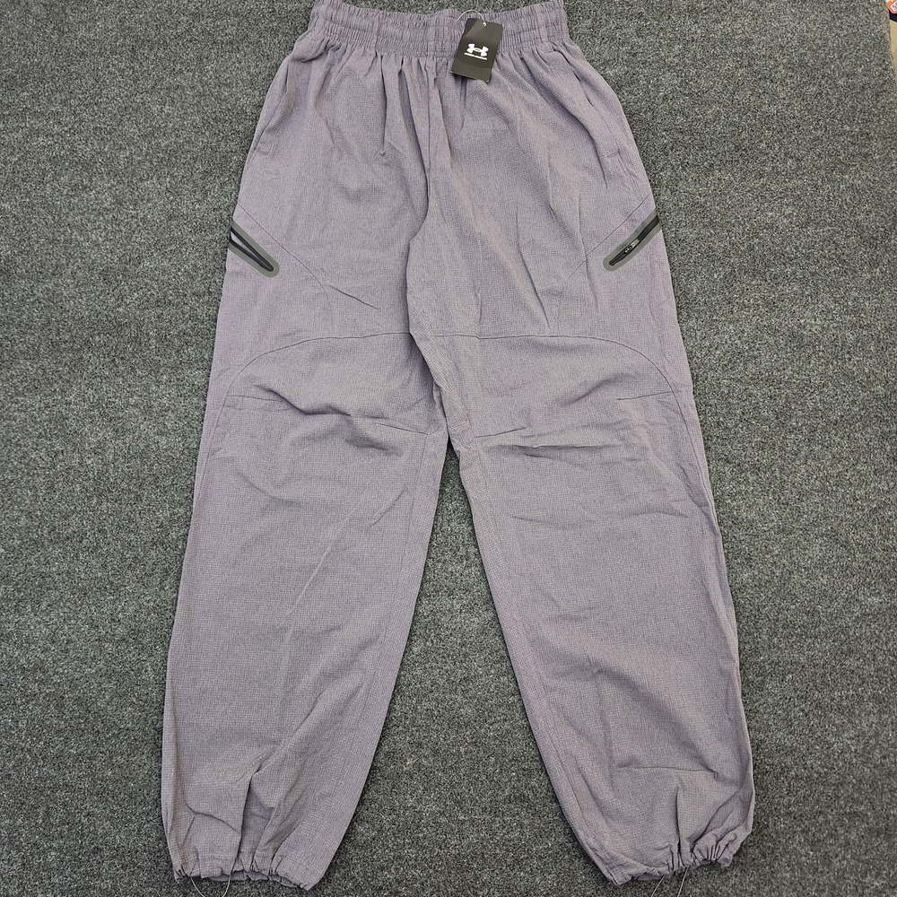 Under Armour UA Mens Small Gray Unstoppable Vent Cargo Pants Techwear Gorpcore